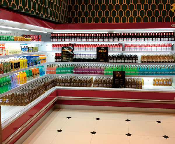 異型轉角風幕柜