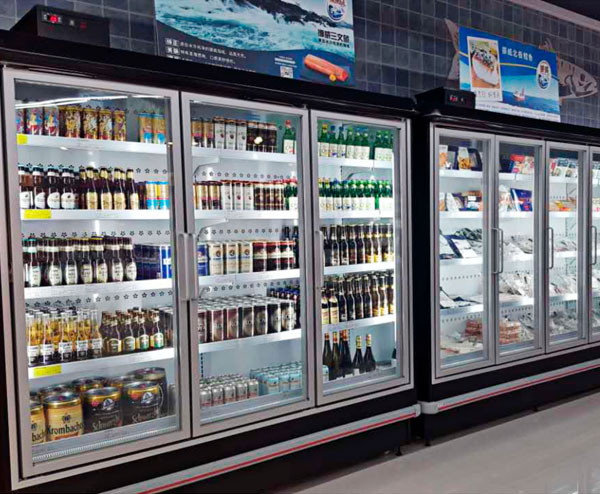 立式帶門冷凍/冷藏柜